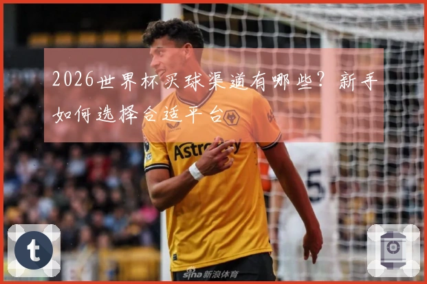 2026世界杯买球渠道有哪些？新手如何选择合适平台